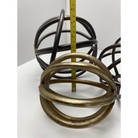 metal decor balls 3pc Set - Picture 9 of 16